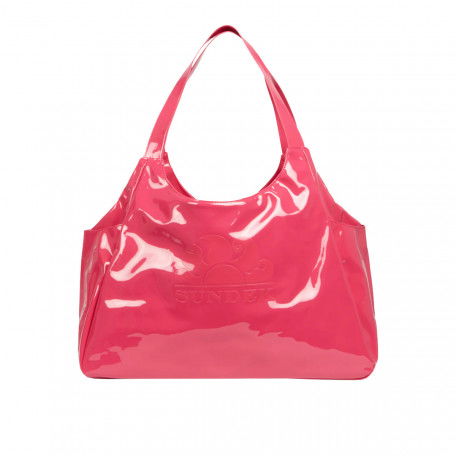 BORSA MARE IN VINILE CON ZIP CHEL DONNA