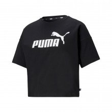 Puma 586866 T-shirt Crop Essential Logo Donna Sport Style Donna