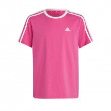Adidas Ic3639 T-shirt 3 Stripes Bambina Abbigliamento Bambino