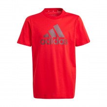 Adidas Ij6262 T-shirt Logo Bicolor Bambino Abbigliamento Bambino