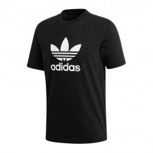 Adidas Originals Cw0709 T-shirt Trefoil Nera Sport Style Uomo