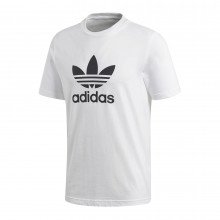 Adidas Originals Cw0710 T-shirt Trefoil Bianco Sport Style Uomo