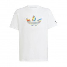 Adidas Originals Ir9795 T-shirt Logo Multicolor Bambino Abbigliamento Bambino