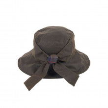 Barbour Lha0394 Cappellino Wax Con Fiocco Brambling Donna Accessori Donna