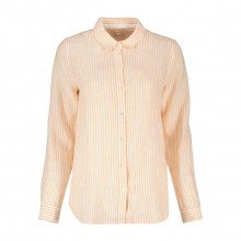 Barbour Lsh1315 Camicia In Lino Marine Donna Casual Donna