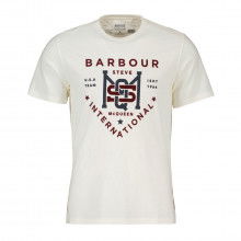 Barbour Mts0955 T-shirt Steve Mcqueen Jet Casual Uomo