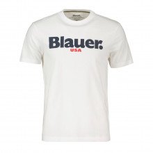 Blauer 23sbluh021044547 T-shirt Logo Casual Uomo