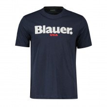 Blauer 23sbluh021044547 T-shirt Logo Casual Uomo
