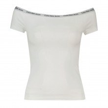 Calvin Klein Jeans J20j223098 T-shirt Spalle Scoperte Donna Casual Donna