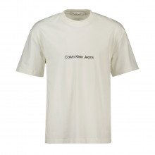 Calvin Klein Jeans J30j325492 T-shirt Logo Retro Casual Uomo