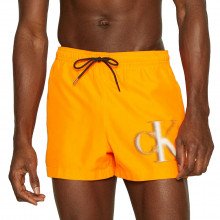 Calvin Klein Underwear Km0km0080i Boxer Mare Corto Con Elastico Logo Graphic Mare Uomo