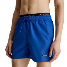 Calvin Klein Underwear Km0km00815 Boxer Mare Con Doppio Elastico Logato Mare Uomo