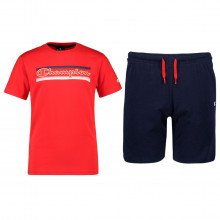 Champion 305985 Completo T-shirt + Shorts Bambino Abbigliamento Bambino