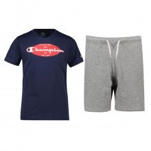Champion 306314 Completo T-shirt + Bermuda Bambino Abbigliamento Bambino