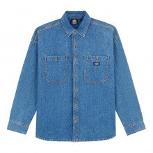 Dickies Dk0a4yf5clb1 Camicia In Jeans Houston Street Style Uomo