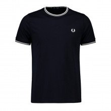 Fred Perry M1588 T-shirt Twin Tipped Casual Uomo