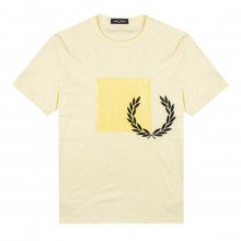 Fred Perry M1689 T Shirt Logo Vynil Casual Uomo