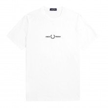 Fred Perry M4580 T-shirt Logo Embroidered Casual Uomo