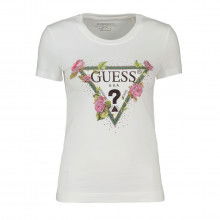 Guess W4ri28j1314 T-shirt Logo Floral Donna Casual Donna