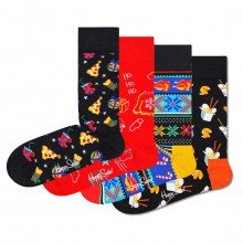 Happy Socks 87521uspp0002 Calze 4-pack Happy Holiday Casual Uomo