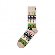 Happy Socks P000135 Calza Veggie Stripe Casual Uomo