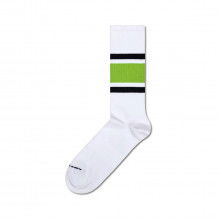 Happy Socks P000706 Simple Stripe Sneaker Sock White Casual Uomo