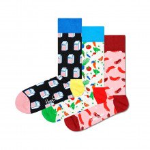 Happy Socks Xfod08ct 3-pack Foodie Socks Gift Set Casual Uomo
