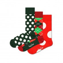 Happy Socks Xhcg08ct 3-pack Holiday Classics Gift Set Casual Uomo