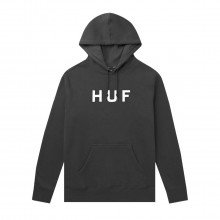 Huf Pf00490 Felpa Con Cappuccio Essentials Og Logo Street Style Uomo