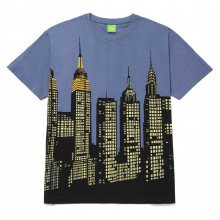 Huf Ts01814 T-shirt Skyline Street Style Uomo