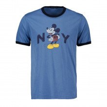 In The Box Ss240020 T Shirt Ringer Mickey New York Vintage Casual Uomo