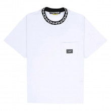 Iuter 23sits08 T-shirt Chain Pocket Street Style Uomo