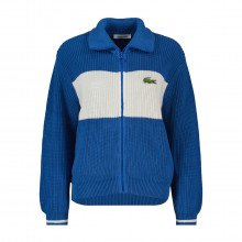 Lacoste Af6914 Cardigan Full Zip Costa Inglese Donna Casual Donna