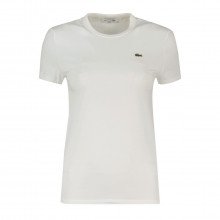 Lacoste Tf7218 T-shirt Slim In Jersey Stretch Donna Casual Donna