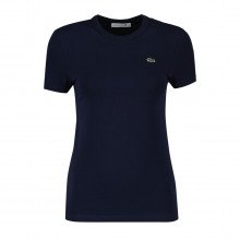 Lacoste Tf7218 T-shirt Slim In Jersey Stretch Donna Casual Donna