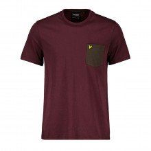 Lyle & Scott Ts831 T-shirt Taschino A Contrasto Logo Casual Uomo