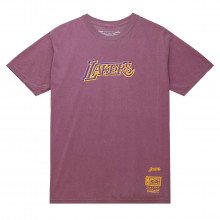 Mitchell & Ness Bmtr5914 T-shirt Golden Hour Glaze Lakers Abbigliamento Basket Uomo