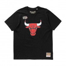 Mitchell & Ness Bmtrintl1051 T-shirt Team Logo Bulls Abbigliamento Basket Uomo