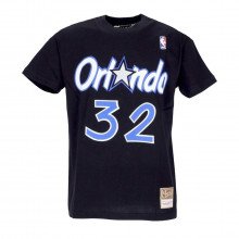 Mitchell & Ness Bmtrintl1074 T-shirt Nba Name Number O'neal 32 Magic Abbigliamento Basket Uomo