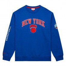 Mitchell & Ness Fcpo6338 Felpa Girocollo There And Back New York Knicks Abbigliamento Basket Uomo