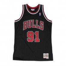 Mitchell & Ness Smjygs18152 Canotta Swingman Rodman 91 Bulls Squadre Basket Uomo