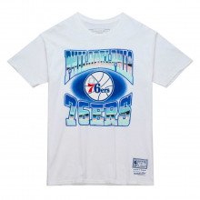 Mitchell & Ness Tp7524 T-shirt Stateside Pastel 76ers Abbigliamento Basket Uomo