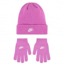 Nike 9a2961 Set Beanie+guanto Bambina Abbigliamento Bambino Junior