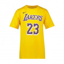 Nike B7bcmw T-shirt Name Number James Lakers 23 Bambino Abbigliamento Basket Junior