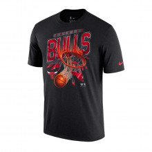 Nike Da5836 T-shirt Cts Shattered Bulls Abbigliamento Basket Uomo
