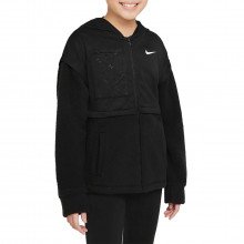 Nike Dj5911 Felpa Full Zip Con Cappuccio Sherpa Bambina Abbigliamento Bambino