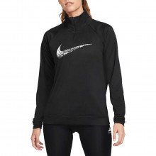 Nike Dm7769 Maglia Manica Lunga Mezza Zip Swoosh Run Donna Abbigliamento Running Donna