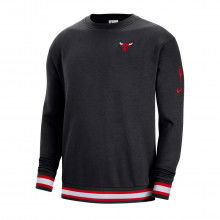 Nike Dn9098 Felpa Girocollo Nba Cts Chicago Bulls Abbigliamento Basket Uomo