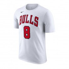 Nike Dr6367 T-shirt Nba Name Number Lavine Bulls Abbigliamento Basket Uomo