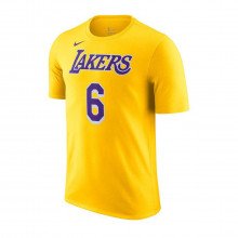 Nike Dr6380 T-shirt Nba Name Number James Lakers Abbigliamento Basket Uomo
